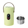 thumbnail image 1 of FEISHENTT Mini Electric Cooker with Visual Lid Portable Stewing Cooking Pot for Rice Eggs Noodles Porridge, 1 of 7