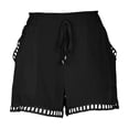 thumbnail image 3 of StSilkitty Athletic Shorts for Womens Summer Lightweight High Waist Shorts Solid Color Elastic Shorts with Pockets, 3 of 4