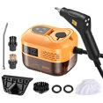 thumbnail image 2 of Steam Handheld Steam Cleaner with 6pcs Accessories Touch Screen 6 Levels Adjustable 105 degrees Celsius /221℉ Steam Cleaner with Portable Handle 1200ml/40.5oz Water Tank for Sofa, 2 of 7