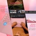 thumbnail image 2 of Auusda Ordinateur Portable Professionnel 15,6 Pouces, 16 Go de RAM, SSD de 512 Go, Windows 11 Pro, Processeur AMD Ryzen 3, Rétroéclairage, Lecteur d'Empreintes Digitales, Rose, 2 of 10