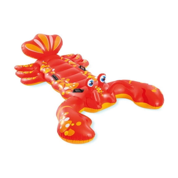 Intex Géant Lobster Ride-On pour Enfants, À partir de 3 ans, Flotteur de Piscine Gonflable avec Poignées