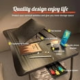 thumbnail image 3 of Bureau Pliable pour Ordinateur Portable pour Lit avec Support à Hauteur Réglable à 6 Niveaux, Table de Genoux, Plateau-Déjeuner, Bureau d'Écriture avec Tiroir pour Travailler et Jouer, 3 of 5
