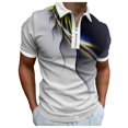 thumbnail image 5 of BOBOGOJP Polo pour Hommes Polo en Coton Coupe Régulière (Jaune,G), 5 of 5