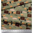 thumbnail image 2 of Soimoi Modal Satin Fabric Hat,Car & Suitcase Travel Decor Fabric Printed Yard 42 Inch Wide, 2 of 3