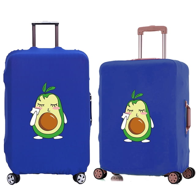 Travel Luggage Protective Cover Avocado Pattern Travel Accessories Elastic Suitcase Case Apply To 18-28inch 8Avocado013 S