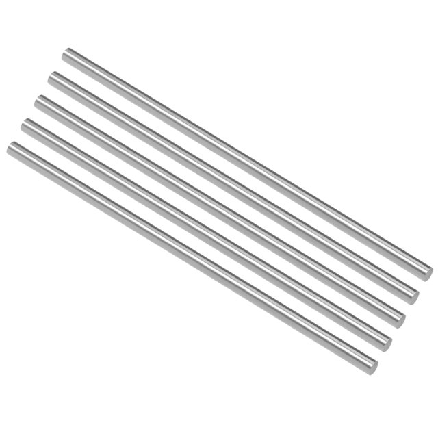 Unique Bargains HSS Lathe Round Rod Solid Shaft Bar 3.4mm Dia 100mm Length 5Pcs