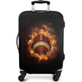 thumbnail image 2 of Travel Luggage Cover Suitcase Protector Fits 18-32 Inch Luggage Wheel Covers Patterned Travel Related Items Flower Luggage Protector Elastic Luggage Anti-scratch Suitcase Cover S, 2 of 5