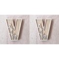 thumbnail image 1 of 5 Inch Wooden Letters for Wall Decoration – for 's Room Craft Projects Name Signs Weddings and Home ,2 Pack, 1 of 6