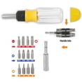 thumbnail image 2 of WorkPro 13-IN-1 Ratchet Screwdriver,Ratchet Bit Driver,Screwdriver Bits, 2 of 5