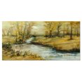 thumbnail image 2 of Brook in Autumn Oil Painting - Landscape Painting Canvas Print, 2 of 3