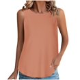 thumbnail image 2 of LSLJS Mode Women's Printemps/été Décontracté Round Neck Sans Manches Tank Top Blouse, Womens Tank Tops, 2 of 7