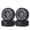 Noir, variante sur Lot de 4 Jantes à 1:24 à Verrouillage par Billes pour Axial SCX24 90081 00001 00002 Accessoires