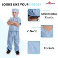 thumbnail image 3 of Déguisement de Sarrau Blue Doctor par Dress Up America, 3 of 8