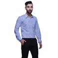 thumbnail image 3 of BESTMAN Chemise Habillée Décontractée pour Homme à Manches Longues, Coupe Ajustée, en Coton, à Boutons, 3 of 5