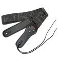 thumbnail image 4 of Guitar Strap, Bass Shoulder Strap Comfortable Portable  For Musical Instrument Dense Checkered Pattern, 4 of 8