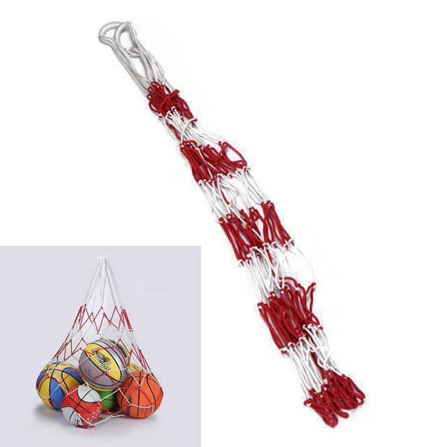 Grand Panier de Sport en Filet 10 Ballons Sac de Transport pour Basketball Football