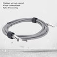 thumbnail image 3 of Electric Guitar Cable, 6.5mm Right Angle to Straight Connector Guitar Connection Cord Instrument Cable, 3 of 7