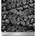thumbnail image 3 of Soimoi Velvet Fabric Paisley Block Print Sewing Fabric Yard 58 Inch Wide, 3 of 3