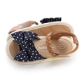 thumbnail image 3 of Baby Girls Summer Sandals Anti-Slip Soft Sole Ruffle Flat Shoes, 3 of 5
