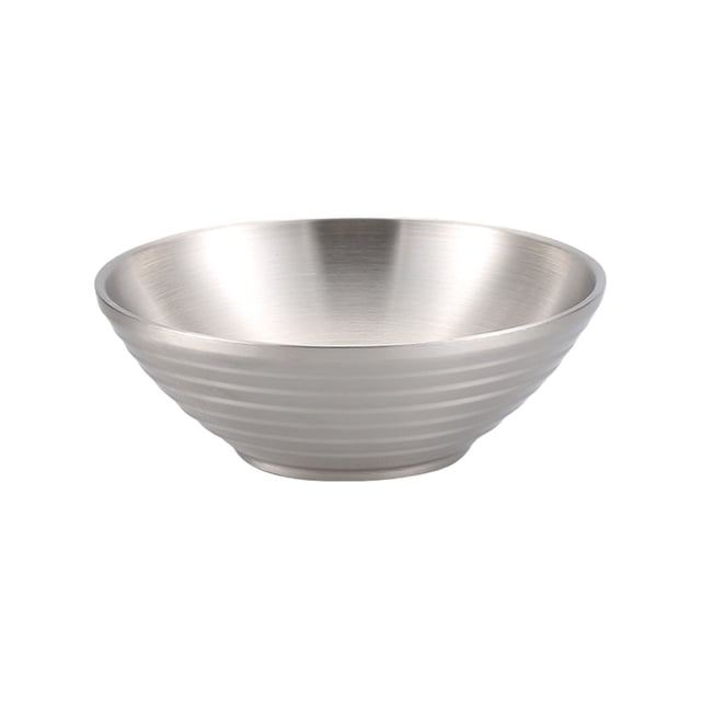 Stainless Steel Bowl Stainless Steel Bucket Bowl Ramen Bowl Japanese Cold Double Insulated Rice Bowl Loudspeaker Bowl Large Stainless Steel Dishwasher
