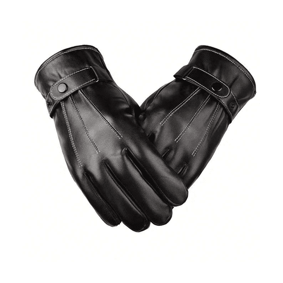 Women’s Faux Winter Gloves – Touchscreen Driving Gloves for Cold Weather - Water Resistant - Insulated Fleece - Medium Size- by North Gloves