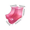 thumbnail image 3 of Foot Bath Soak Foot Soaker Foot Soaker Shoes 1 Pair Thermal Massage Foot Bath Shoes Water Saving Foot Basin Leakproof Foot Bath Basin, 3 of 9