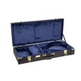 thumbnail image 2 of Crossrock Rectangular Wooden Case fits A-style Mandolins with Accessory Compartment Stainless Steel Latches Metal Feet-Black (CRW620MABK-R), 2 of 5