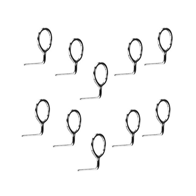 koolsoo 10 Pcs Guide de Canne à Pêche Durable Multiusage Guide de Canne à Mouche pour Pièces de Pêche 2,6mm