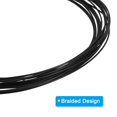 thumbnail image 3 of Unique Bargains 32.8 Feet Picture Hanging Wire, Coated Cable 304 Stainless Steel Rope Black 0.06' Dia., 3 of 6