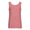 thumbnail image 5 of Liquidation Staron Débardeurs pour Femmes Coupe Ample Basiques Tendance Chandails Col Rond Décontractés Doux Sans Manches Boho à Fleurs Printemps Été Débardeurs Blouses Fluides, 5 of 5