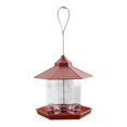 thumbnail image 2 of Hanging Bird Feeder Large Capacity Bird Feeder for Backyard Yard Garden Brown, 2 of 10