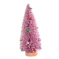 thumbnail image 3 of Yinanstore Tabletop Artificial Christmas Tree Christmas Gift Art Crafts Decorative Mini Christmas Tree Desktop Xmas Tree for Shelf Table Pink 20cm, 3 of 8