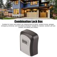 thumbnail image 3 of Combination Lock Box Key Lock Box Combination Lock Box Wall Mounted Waterproof Lock Box Inside And Outside Key Storage Box Combination Padlocks, 3 of 7