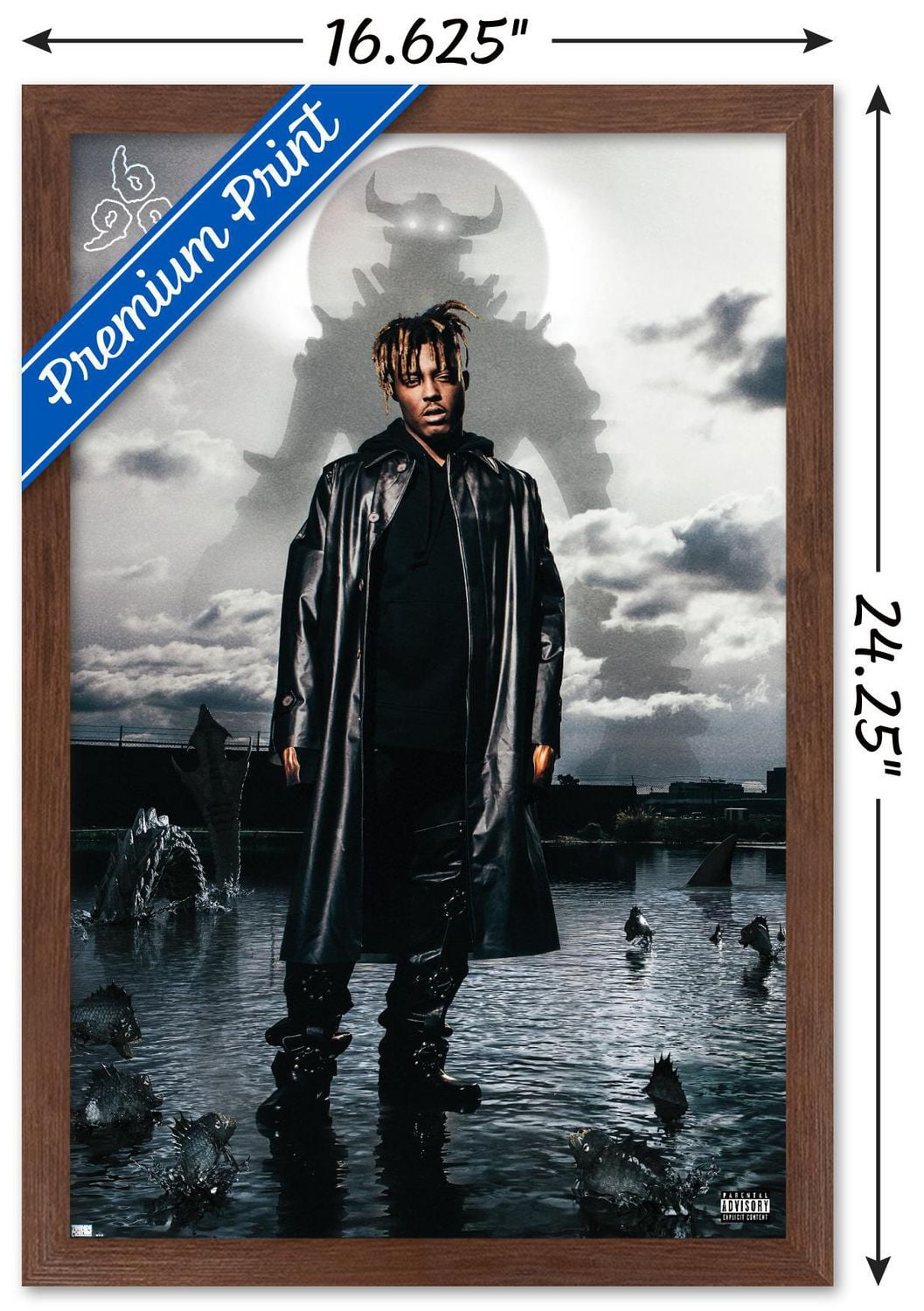 Juice WRLD - Fighting Demons Album Cover Wall Poster