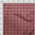 thumbnail image 2 of oneOone Polyester Lycra Fabric Check Kasuri Print Fabric By Yard 56 Inch Wide, 2 of 4