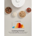 thumbnail image 4 of CUCKOO CRP-ST1009FW 10-Cup (Uncooked) / 20-Cup (Cooked) Twin Pressure Rice Cooker & Warmer with Nonstick Inner Pot, 16 Menu Options, 3 Voice Guide, Auto Clean (White), 4 of 9