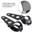 thumbnail image 2 of Headlight Mounting Clamp, Fork Mount Bracket Fork Mount Headlight Clamp, For Chopper Cafe Racer, 2 of 8