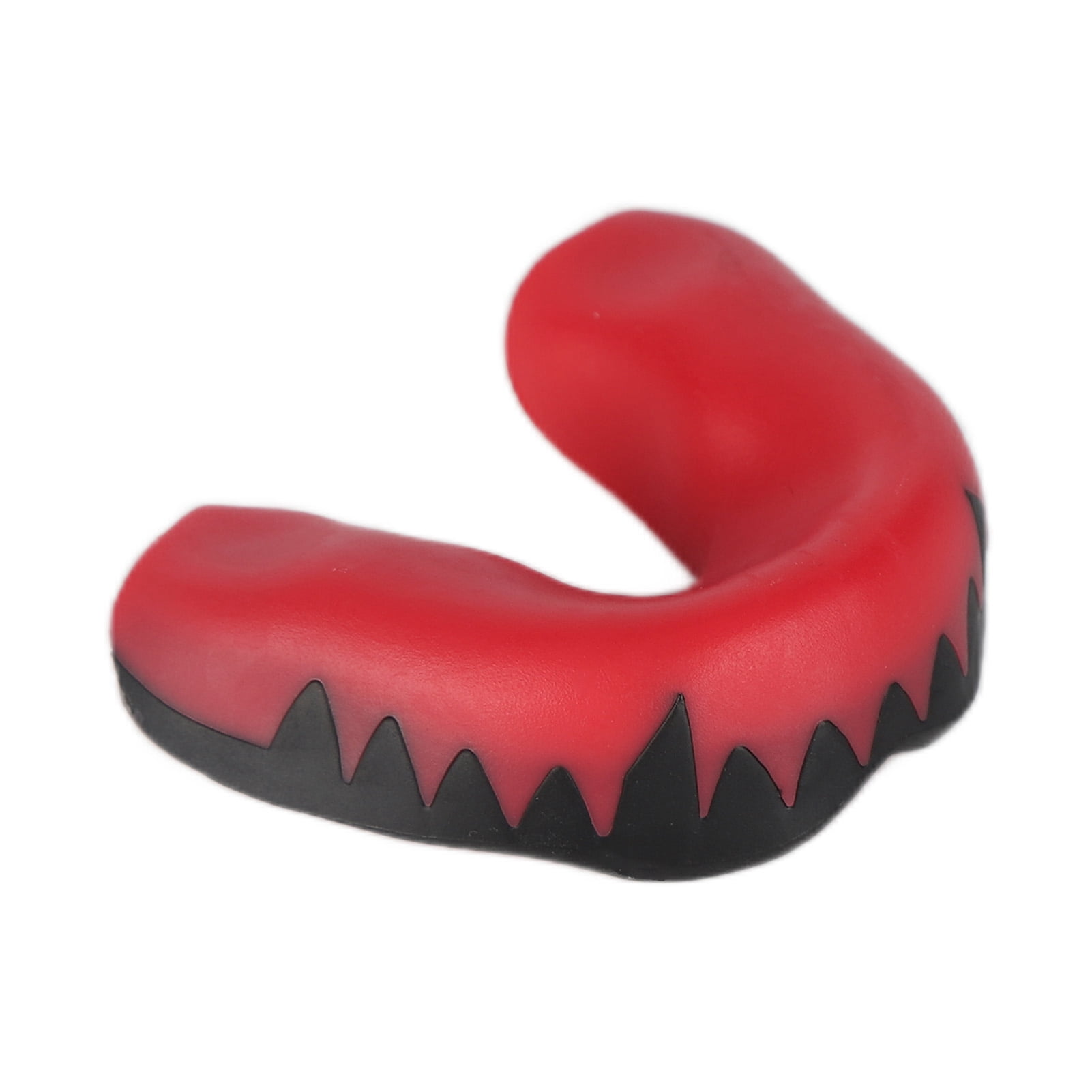 Guard, Mouth Protection Portable Compact Eco Friendly Stable Shock Absorbing Mouth Guard  For Lacrosse Hockey For Football Basketball Red+Black