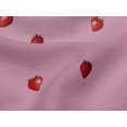 thumbnail image 4 of oneOone Tissu Jersey Viscose Imprimé Fraise 1 Yard 60 Pouces de Large, 4 of 4