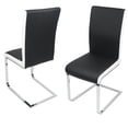 thumbnail image 2 of Canadian Anne Dining Chair Black & White (Set of 2), 2 of 3