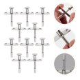 thumbnail image 3 of 10 Pcs Loquets à Poussoir en Acier Inoxydable pour Rangement de Porte, Tige de Levage Réglable, Loquet, 3 of 9