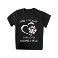 thumbnail image 2 of Hauts d'Été Grande Taille Femmes Décontracté Femmes Décontracté Imprimé Manches Courtes Col Rond T-Shirt Ample Blouse Hauts Col en V T-Shirt Femmes en Liquidation, 2 of 3