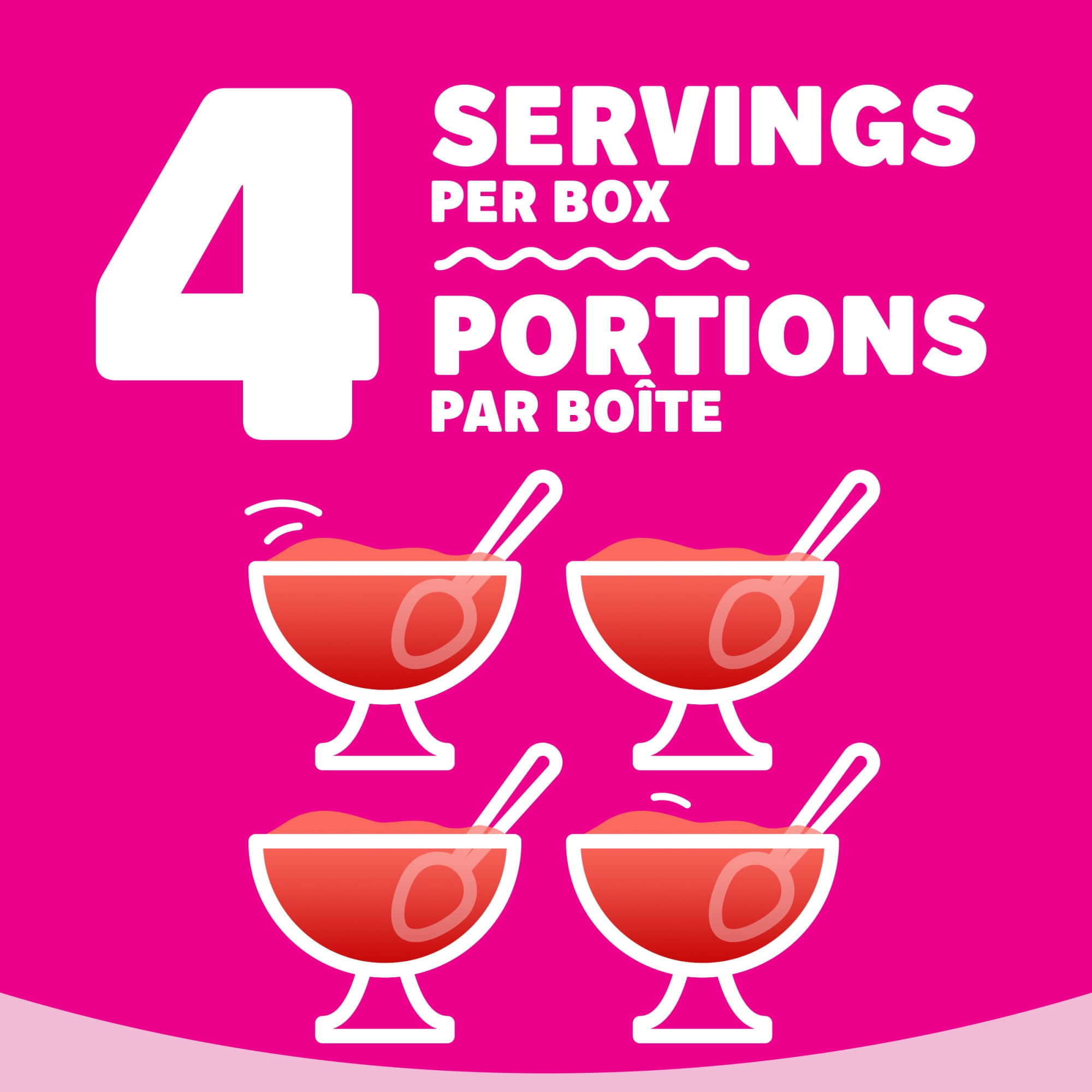 Mélange De Poudre Pour Gelée Fraise, Boîte