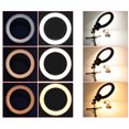 thumbnail image 3 of SalonMore Pro Photography Set 12" LED Ring Lamp 2500K-6000K Dimmable Ring Light Kit Black, 3 of 5