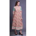 thumbnail image 3 of Bimba Print Long Party Wear Anarkali Kurta Flared A Line Kurtis For Women, 3 of 5