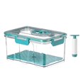 thumbnail image 1 of 2-Piece Vacuum Food Saver Set, BPA-Free Storage Jars with Hand Pump for Refrigerator or Pantry, 1 of 6