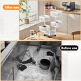 thumbnail image 3 of 5 Tier Rolling Storage Cart, Metal Mesh Rolling Cart Organizer with Top Lid, 3 of 5