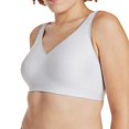 thumbnail image 2 of Hanes Womens Comfort Evolution Wirefree Bra, S, Sterling Grey Herringbone Print, 2 of 9