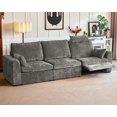 thumbnail image 1 of BEDEEP Canapé Inclinable Électrique 125 Pieds' avec Appui-Tête, Canapé Sectionnel en Chenille Moduar Cloud, Canapé Convertible 3 Places pour Salon RV, Gris, 1 of 9