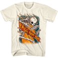 thumbnail image 1 of Fall Out Boy Fire Skeleton Natural Adult T-Shirt 3Xl, 1 of 2